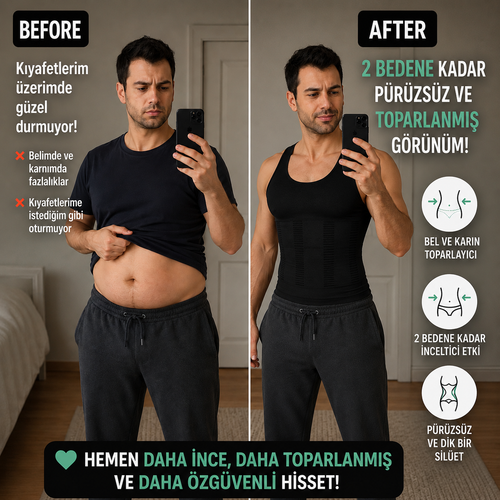 FORMFİT Anında V-Form Korseli Atlet
